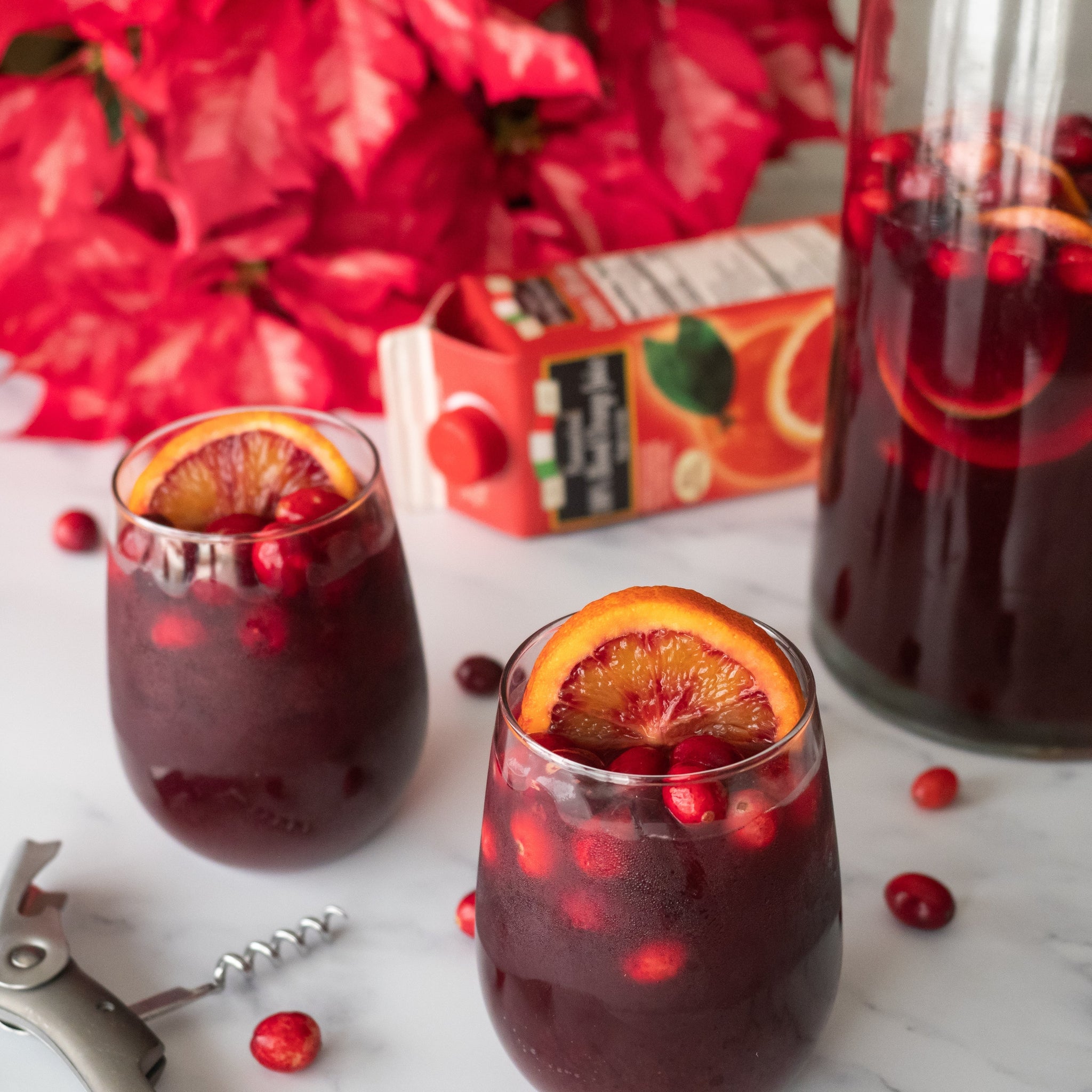 Blood Orange Cranberry Holiday Mocktail