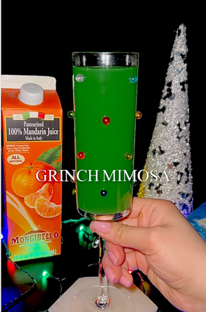 Grinch Mimosa by Marvelous Mixing