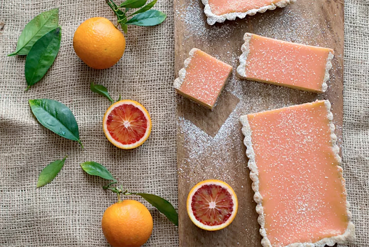 Blood Orange Dessert Bars