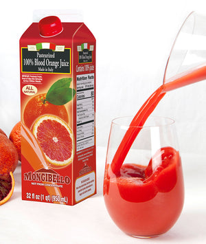 Mongibello 100% Fresh Squeezed Blood Orange Juice